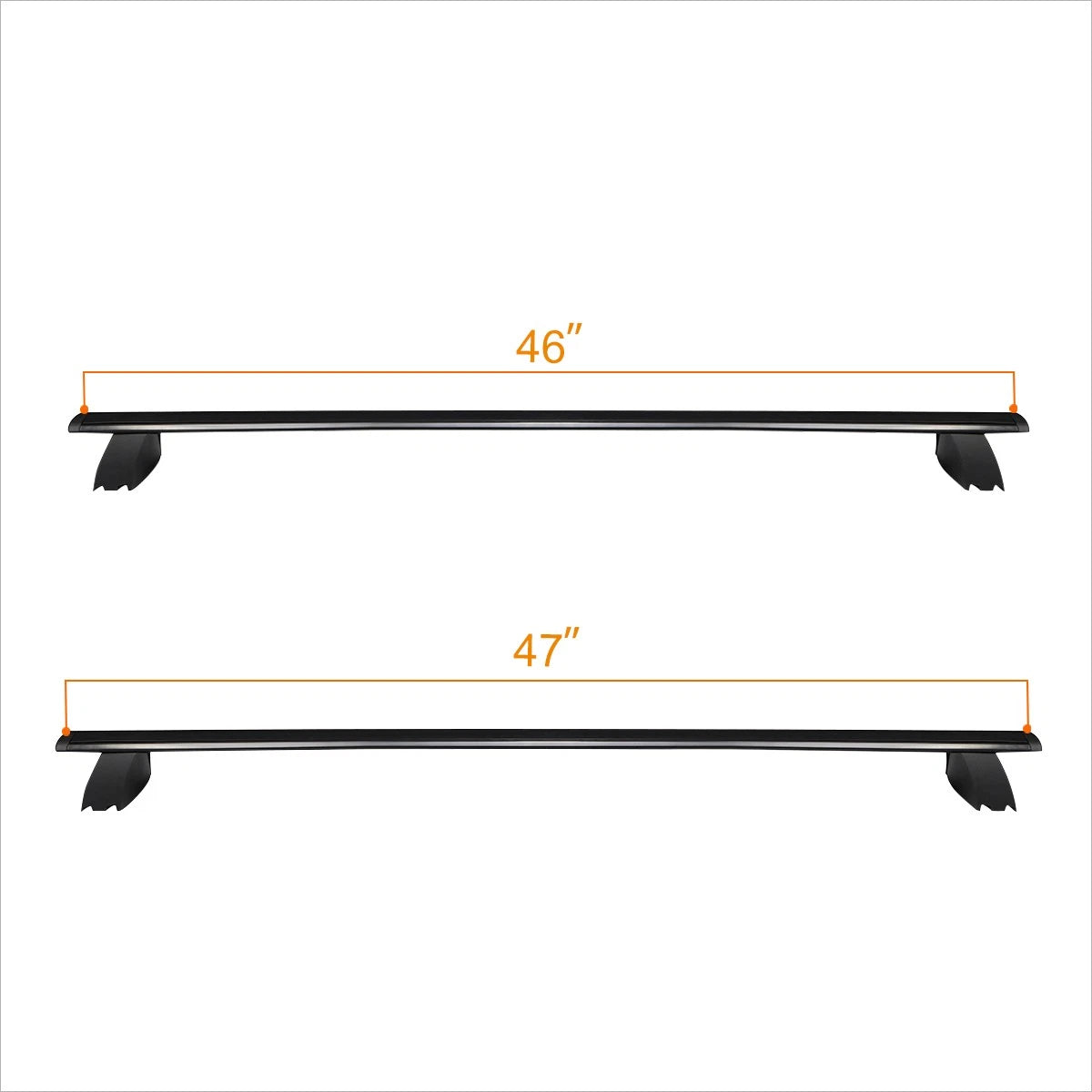Matte Black Side Skirts for Ford Mustang (2015–2017)