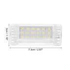 2pcs License Plate Light for Mercedes-Benz Sprinter 3-T (1995–2006) No. 5104462AA