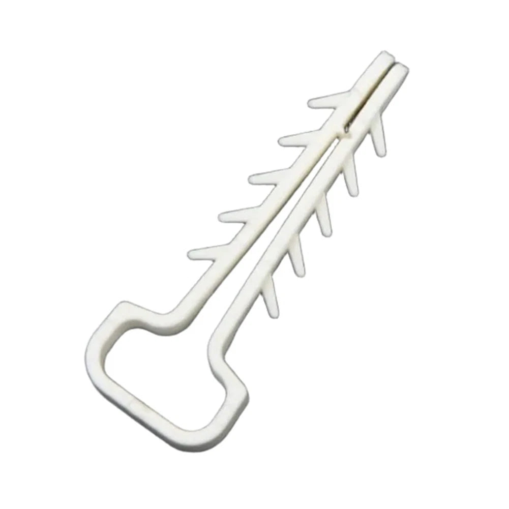 Plastic Dowel Clamp Cable Clips for Round Wire (5-8mm) Pack of 100