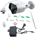 Wireless Security IP Camera Full HD 1080p with E-Message Alerts, 4 IR LEDs