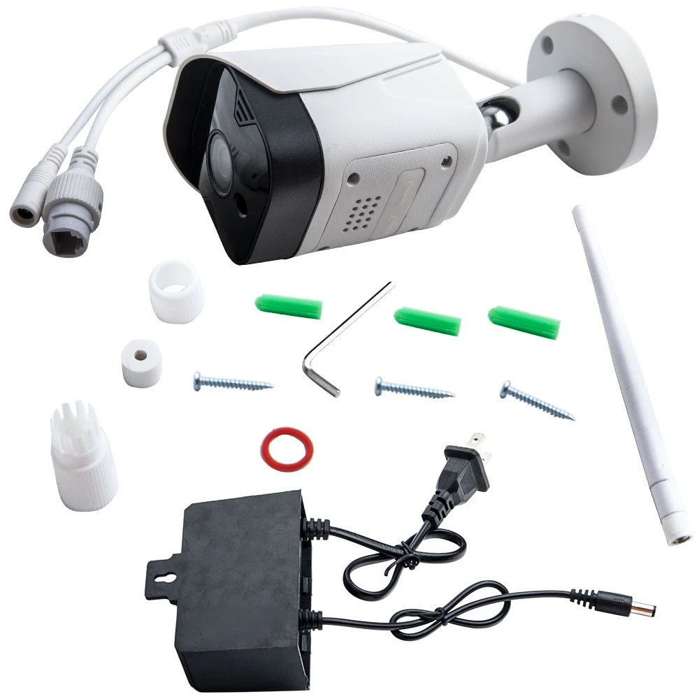 Wireless Security IP Camera Full HD 1080p with E-Message Alerts, 4 IR LEDs