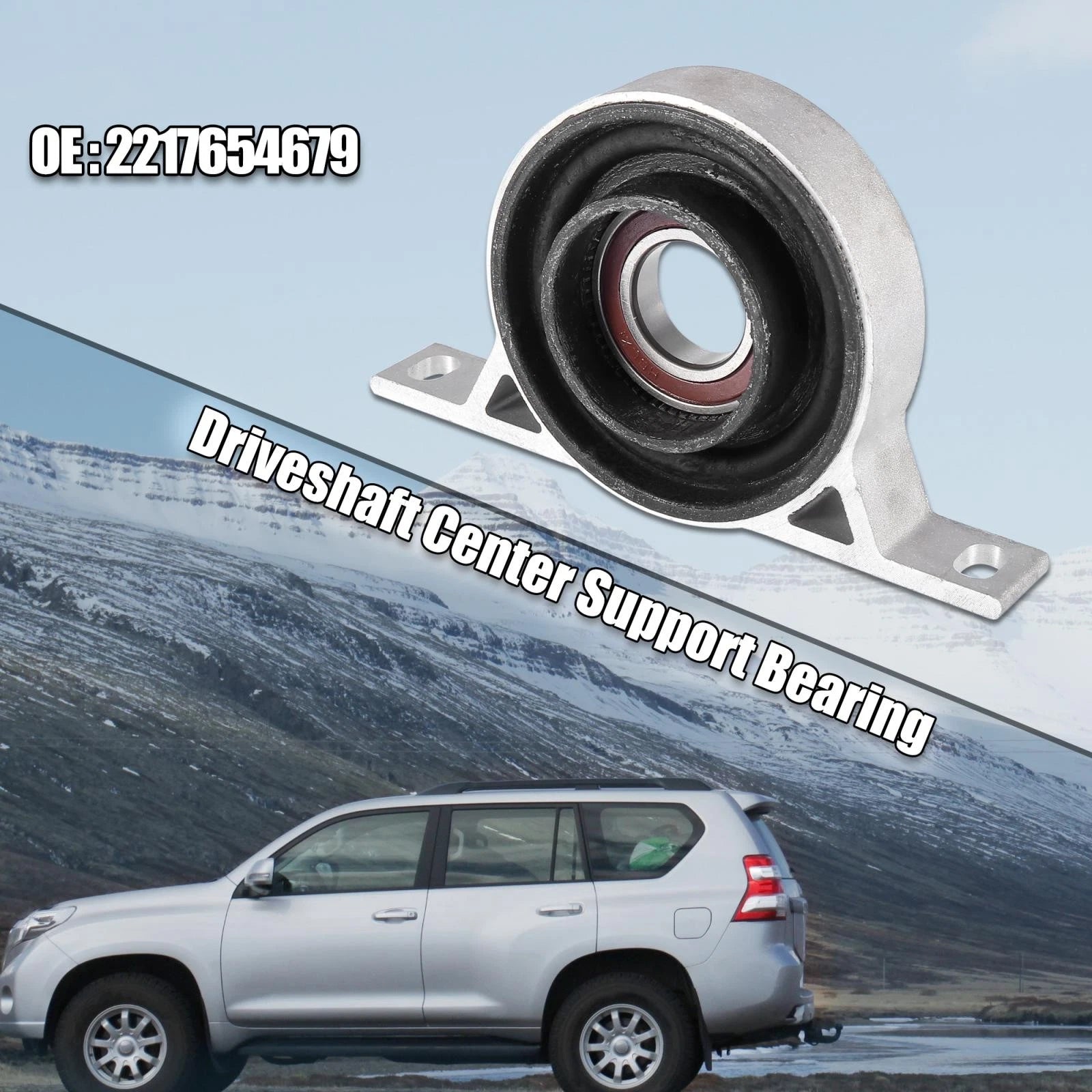 Rear Driveshaft Center Support Bearing for BMW 525i X3 528i 535i (2001–2010)