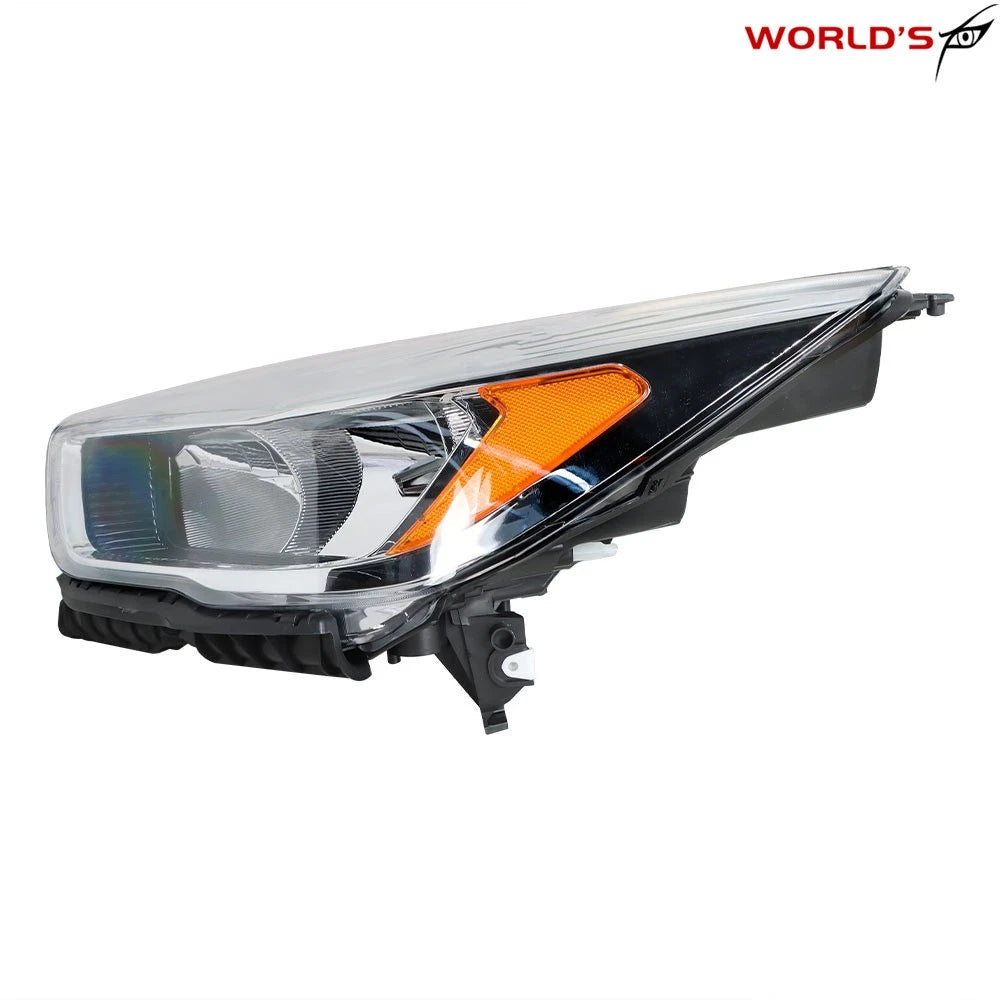 Headlight Assembly for Ford Escape (2017–2019) Halogen Chrome Left Side