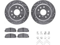 Rear Brake Pad and Rotor Kit for Mazda RX7 (1986–1991) VV422JD