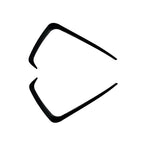2X Front Side Air Vent Trim Gloss Black for Subaru WRX STI (2015–2017)
