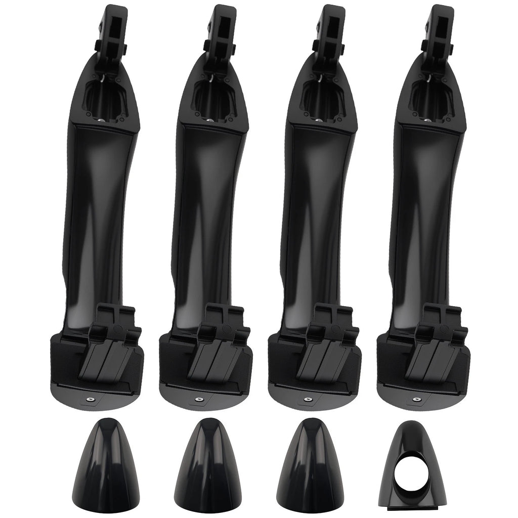 Set of 4 Black Exterior Door Handles for Kia Forte Cerato (2014–2018) 82652-A7030