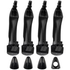 Set of 4 Black Exterior Door Handles for Kia Forte Cerato (2014–2018) 82652-A7030
