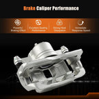 Set of 2 Brake Calipers with Bracket for Honda Fit (2009–2019)