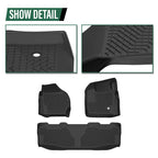 TPE Floor Mats for Ford F-250 F-350 Super Duty Crew Cab (1999–2007)