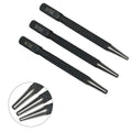 Set of 3 Center Punch Marking Tools for Metal Wood Plastic 232 332 432