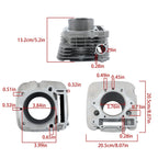 Cylinder Piston Gasket Kit for Yamaha Grizzly 600 XT600 (1990–2001) 3TB-11310-00-00