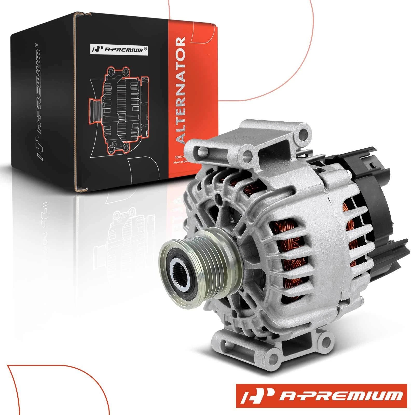 Alternator for Mercedes-Benz C250 SLK250 (2012–2015) 1.8L 125A