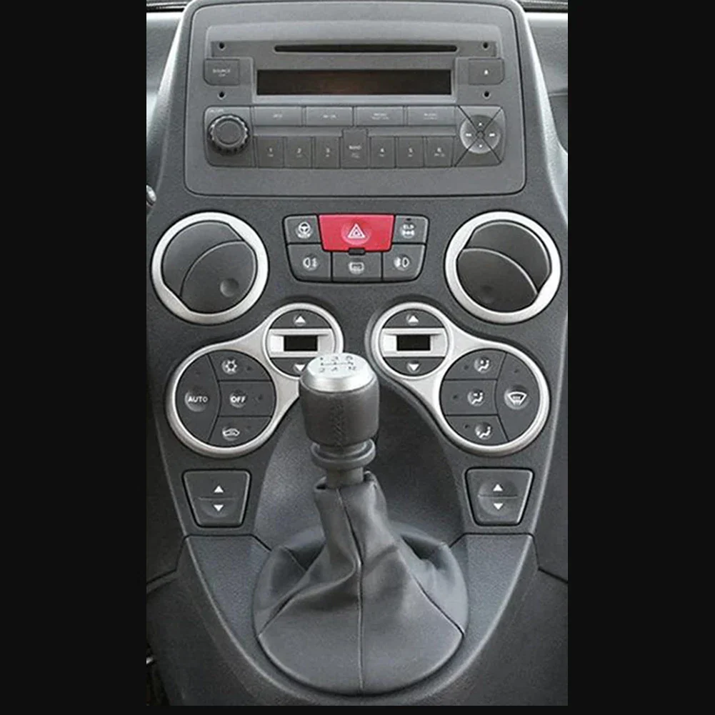 Stereo Trim Kit 2 DIN Fascia ABS Construction Supports Aftermarket Head Units