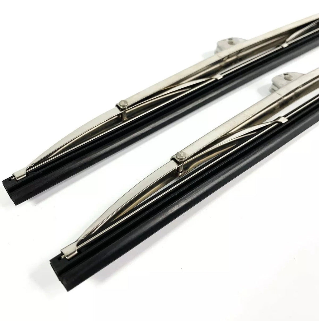 Wiper Blades Front Polished Stainless Steel Wrist Type for Pair (2011–2018)