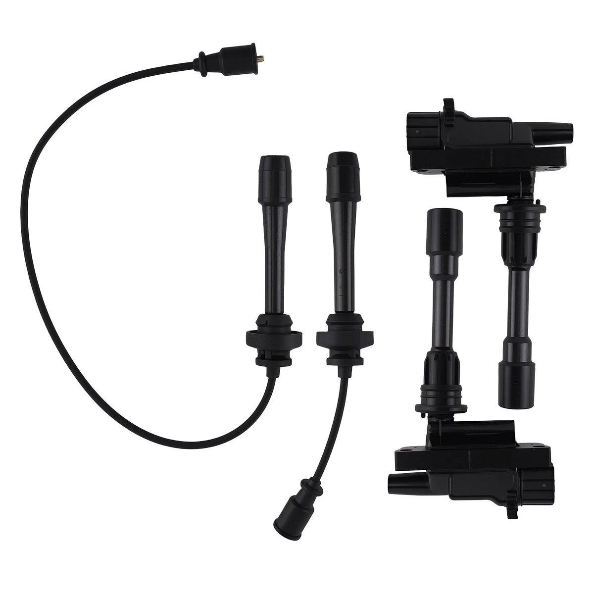 2 Ignition Coil & Wire for 2001-2003 Mazda Protege/Protege5 2.0L