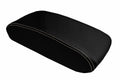Console Lid Cover for Jeep Grand Cherokee (2011–2019) Carbon Fiber Beige Stitch