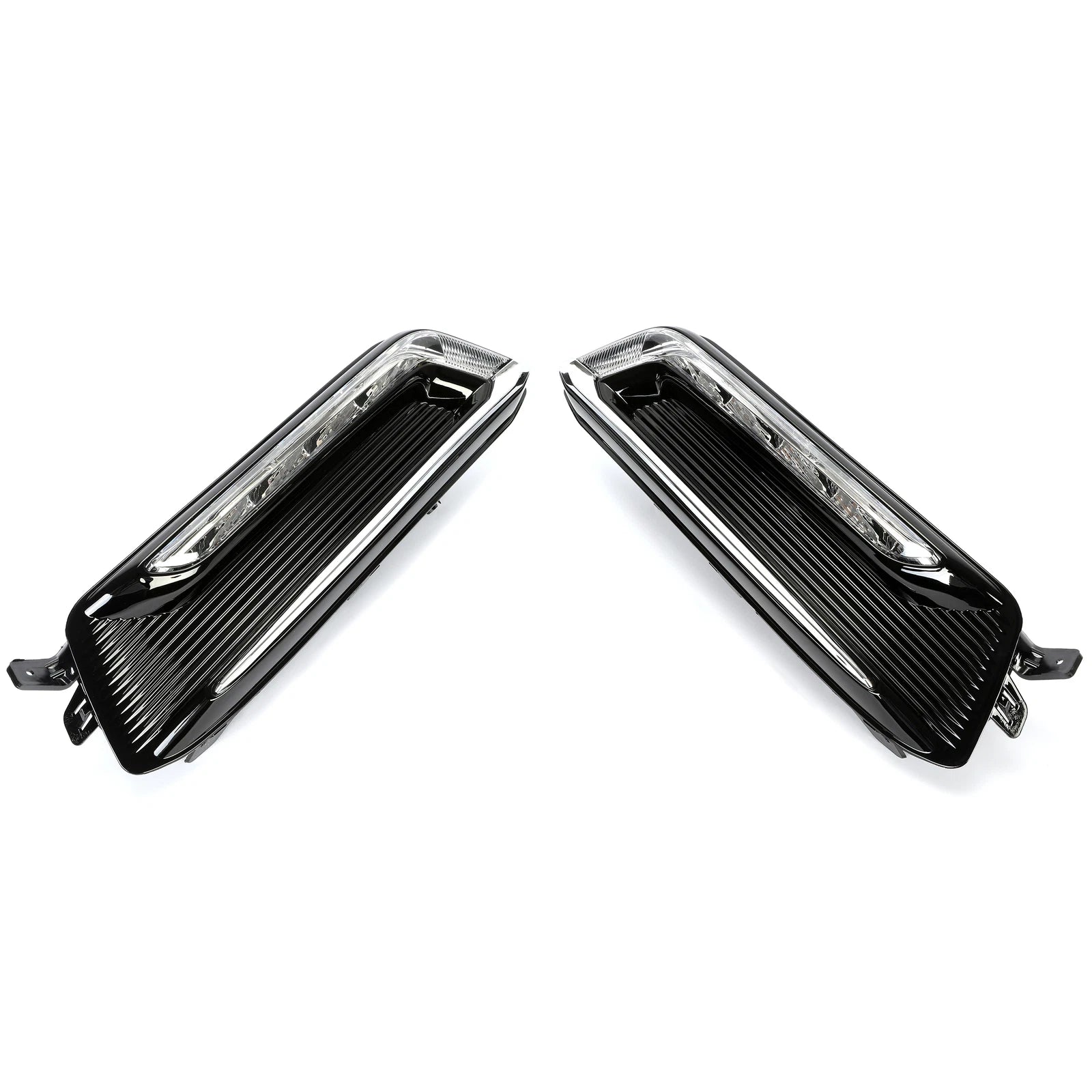 Clear LED DRL Fog Lights Set for Chevy Impala (2014–2020) + Wiring + Switch