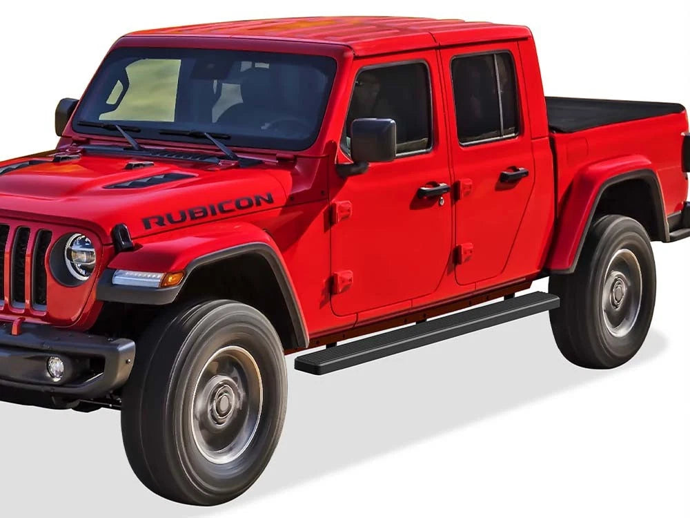 5-Inch Matte Black Running Boards for Jeep Gladiator (2020-2026)
