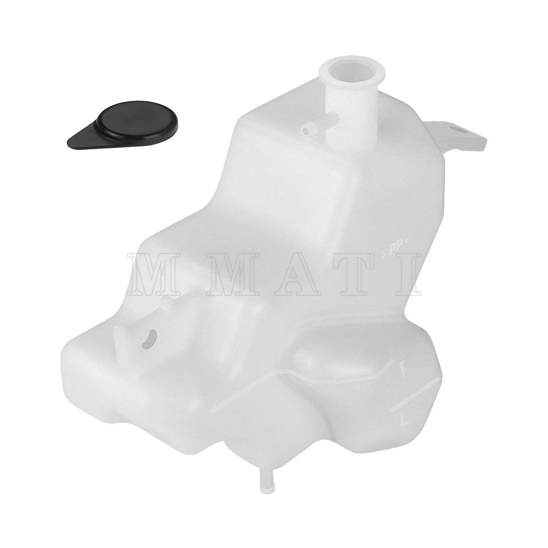 Radiator Reservoir & Cap for Kawasaki Ninja ZX-6R ZX636 ZX6-RR ZX600 (2003–2004)