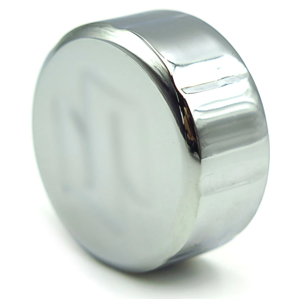 Chrome Brake Fluid Reservoir Cap Cover for Universal Bikes (40mm)