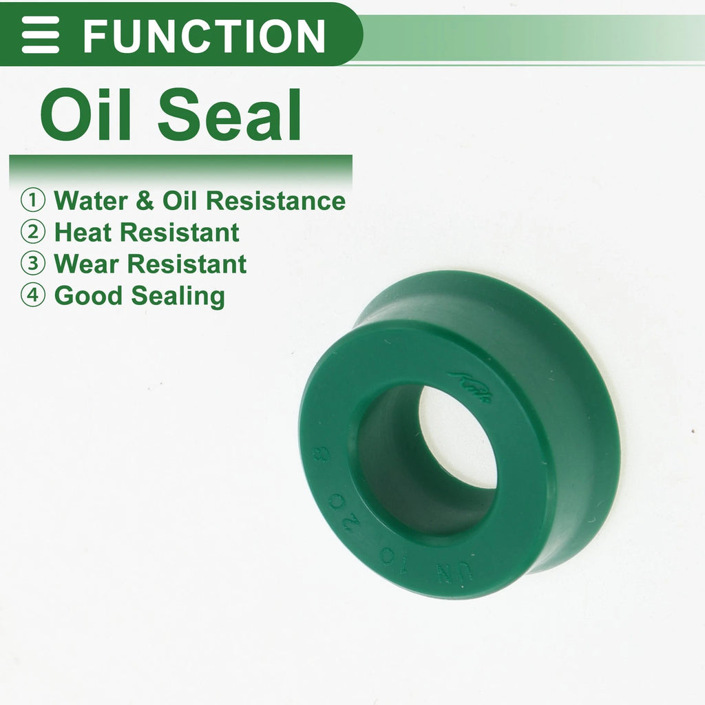 Set of 5 Oil Seal Ring 10x20x8mm for Rotary Shaft (High Pressure)