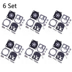 Set of 6 Carburetor Diaphragm Repair Kit for Stihl 010 011 011AV (RB-11)
