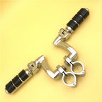 Chrome 1.5" Clamp Footrest Foot Peg for Triumph Rocket 3 (2004–2023)