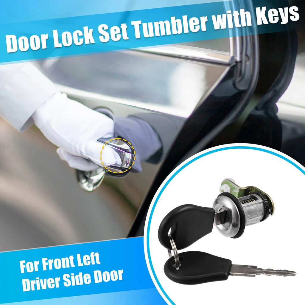 Set of 1 Door Lock Cylinder with Keys for Nissan Pickup D21 (1984–1998) 80600-01G25