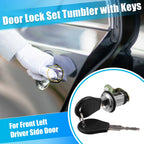 Set of 1 Door Lock Cylinder with Keys for Nissan Pickup D21 (1984–1998) 80600-01G25