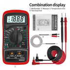 AN8205C Multimeter with Backlight for Voltage Current Temperature Measurement