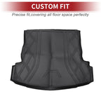 Cargo Liner Rear Trunk Mat for Volkswagen Jetta (2019–2023) TPE Diamond Pattern