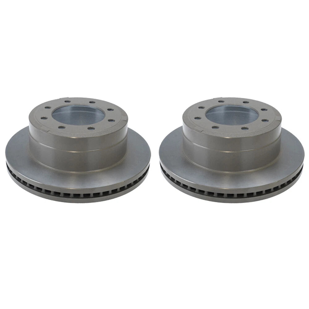 Set of 2 Rear Vented 362mm Disc Brake Rotors for Ford F-250 F-350SD (OEM)