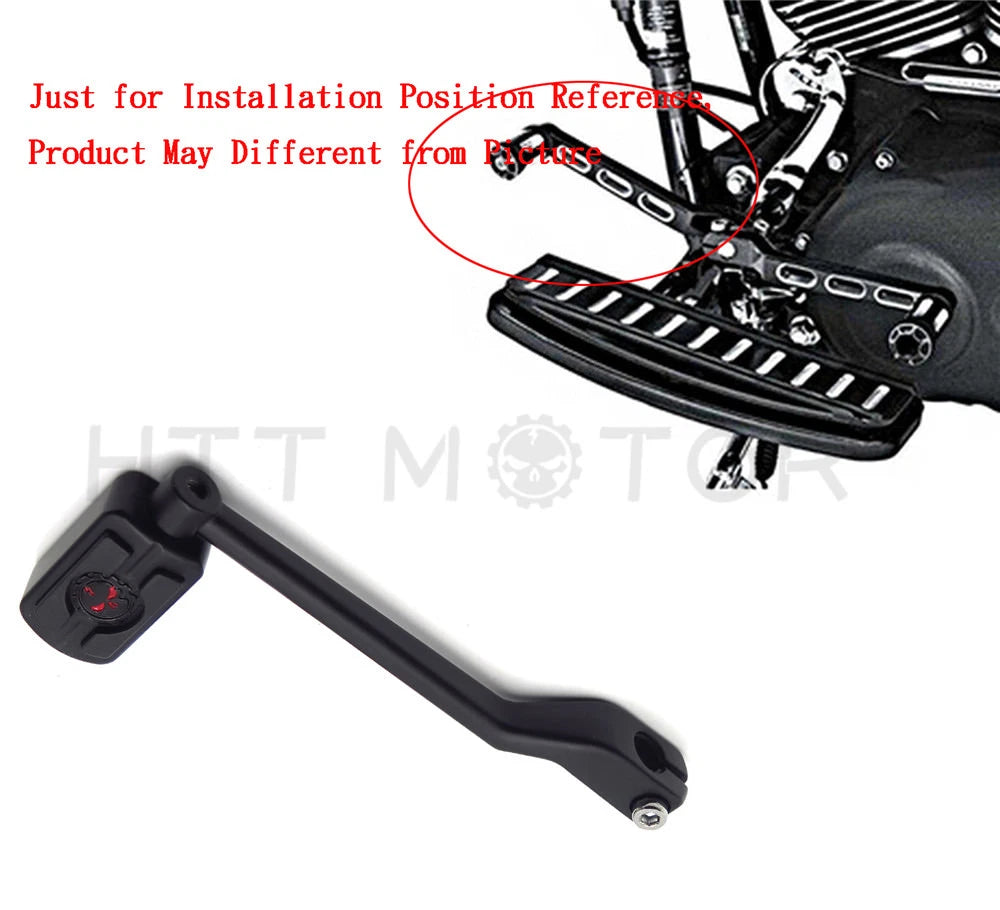 Heel Shift Lever Skull Shifter Peg for Harley Touring Road King Electra Glide (2014–2023)