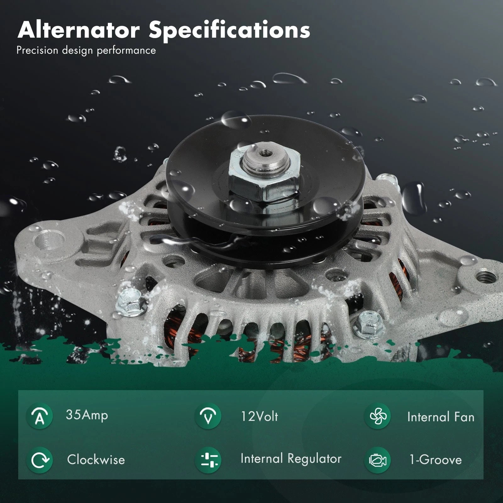 Alternator for Nissan CPJ, KAH, TCM FG20N (1992–2007)