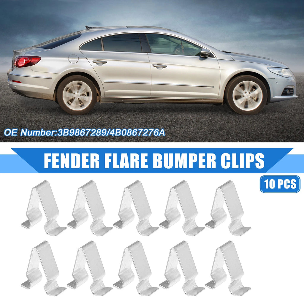 10X Trunk Tail Panel Windshield Pillar Trim Clips for VW Golf (2015–2021)