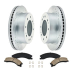 Drilled Slotted Rotors and Ceramic Brake Pads for Honda CR-V (2007–2016)