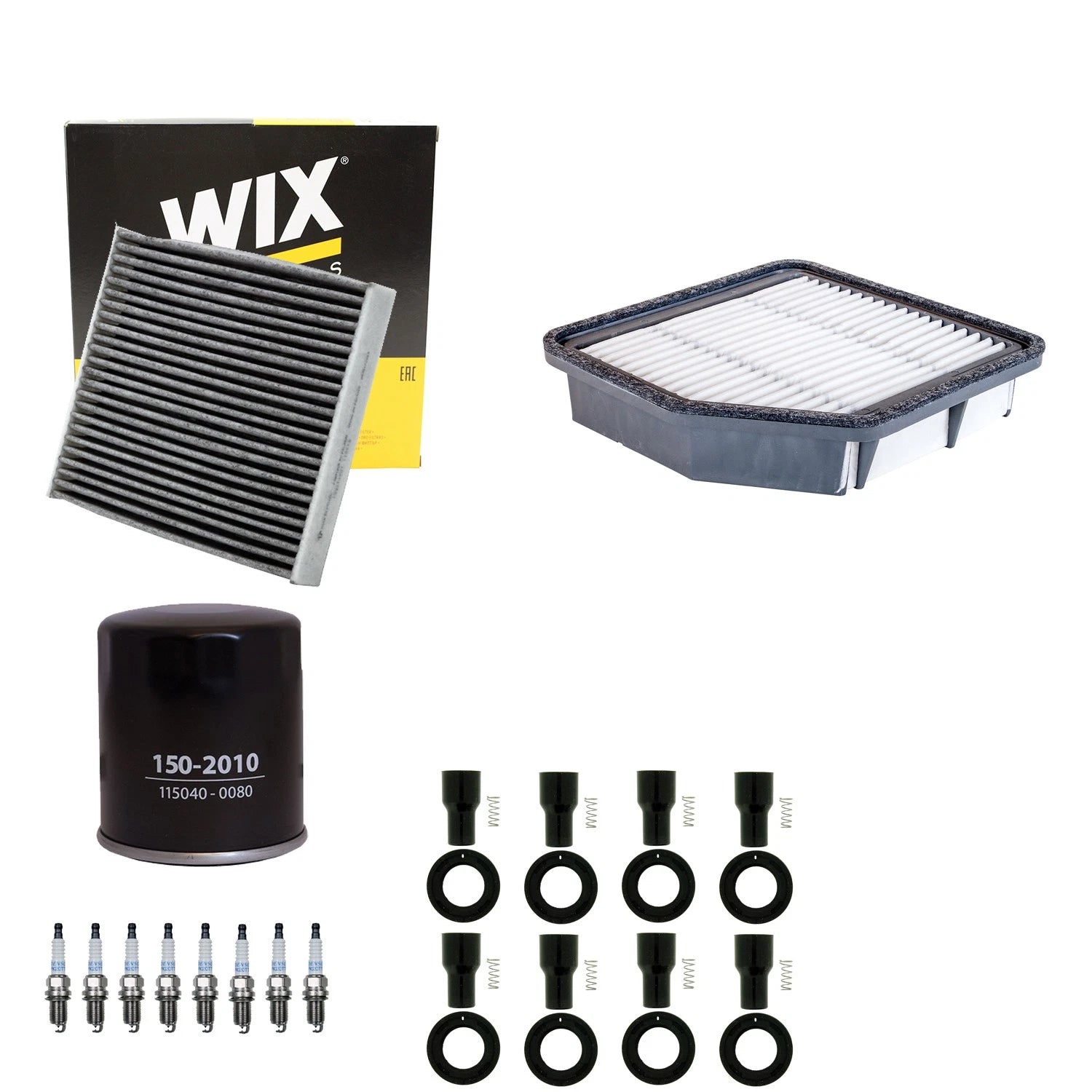 Denso Tune Up Kit with NGK 8 Spark Plugs & Boots for Lexus GS430 (2001–2007)