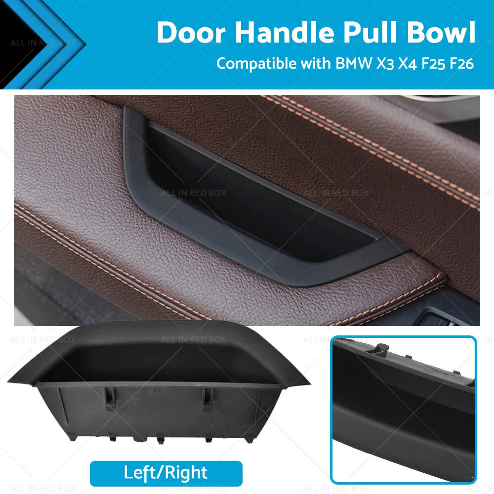 Interior Door Handle Bowl Pull Cover Trim LH/RH for BMW X3 X4 (2011–2017)