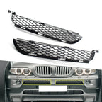 Front Grille Upper Bumper Mesh Grill  For BMW X5 E53 (2003-2006)