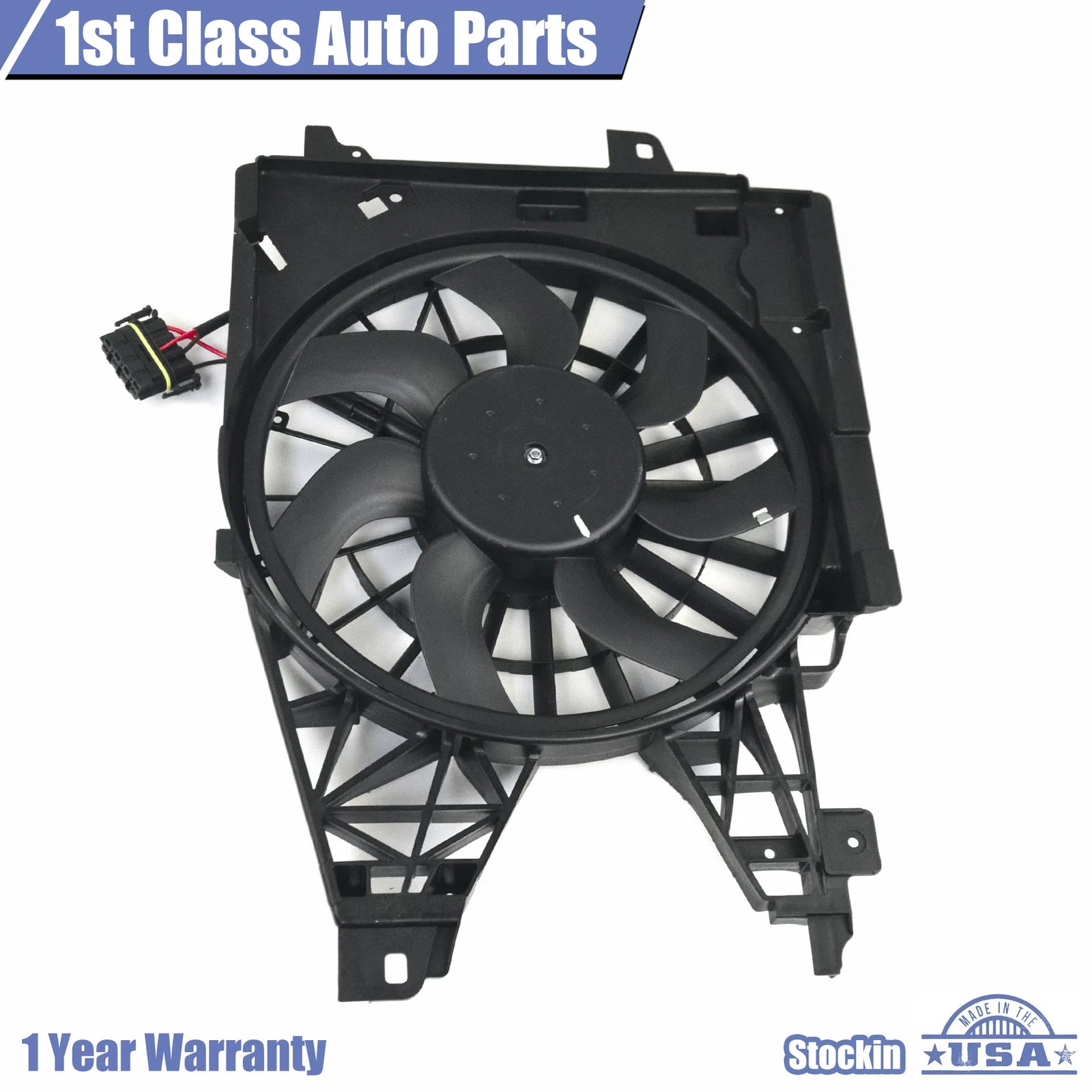 Cooling Fan Assembly for Chevrolet Corvette Cadillac XLR (2005-2009)