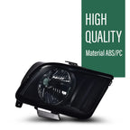 Headlights for Ford Mustang (2005–2009) Black Housing Smoke Lens