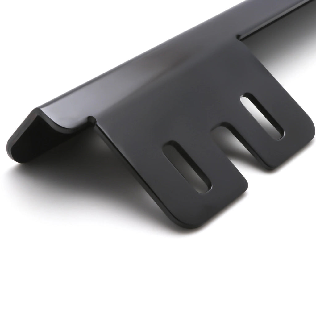 JDM Universal Black Front Bumper License Plate Relocator Bracket Holder (2010-2020)