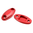 CNC Aluminum Red Mirror Block Off Plates for Honda CBR500R CBR600RR (2013–2020)