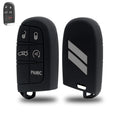Silicone Smart Key Fob Shell Cover for Jeep Chrysler Dodge (2014–Up)