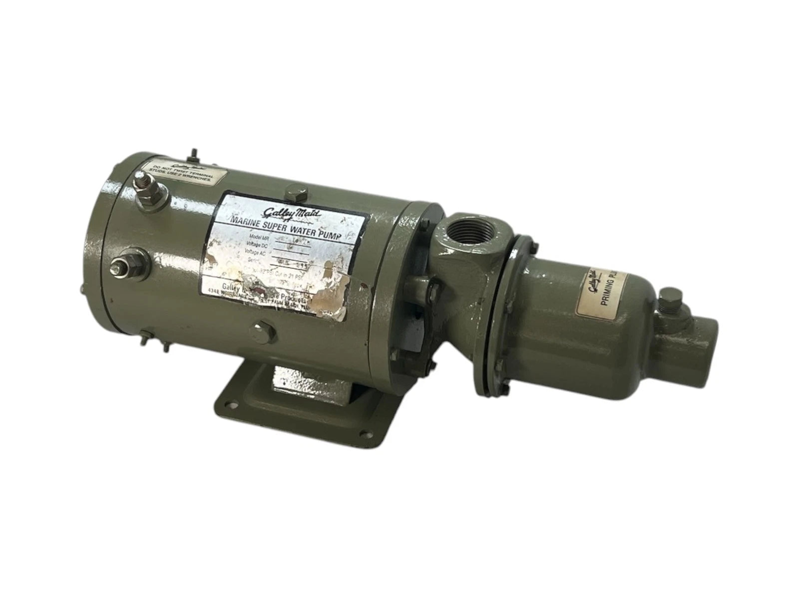 Galley Maid Water Pressure System Pump 10 GPM 12V MR Series (Rebuilt)