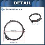 2X Speaker Spacer Ring Tweeter Adaptor for Subaru 6.5"