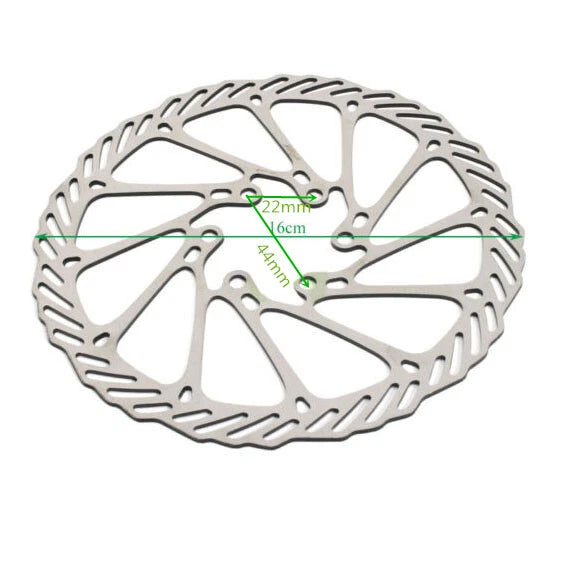 2X 160mm Stainless Steel Disc Brake Rotor for Mountain Bike
