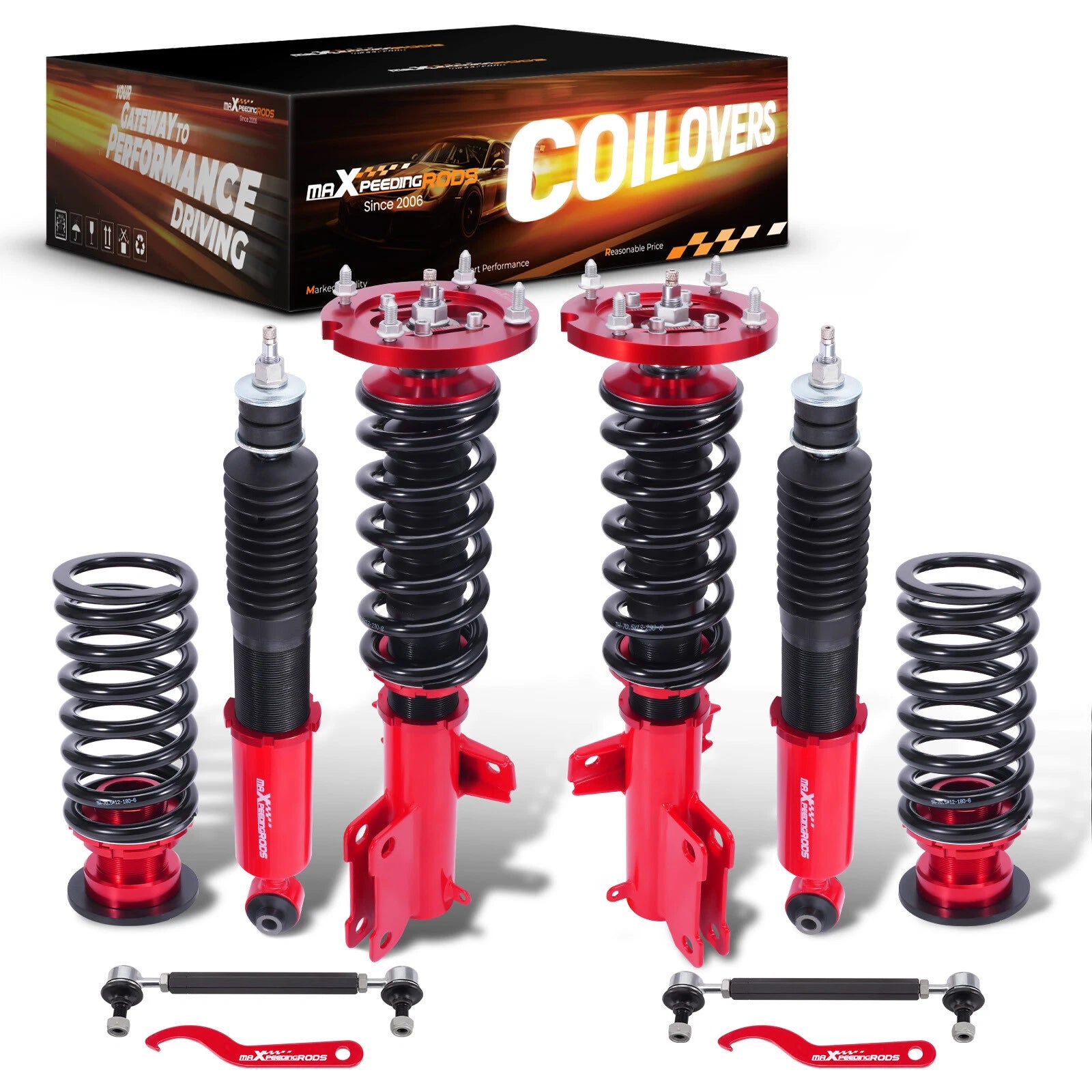 Coilover Spring and Shock Assembly for Ford Mustang (2005-2014)