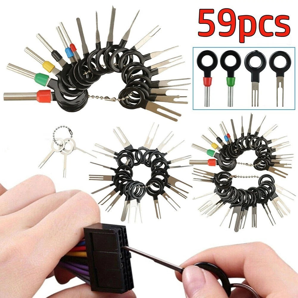 59pcs Connector Pin Removal Tool Set for Automotive Wiring (Universal)