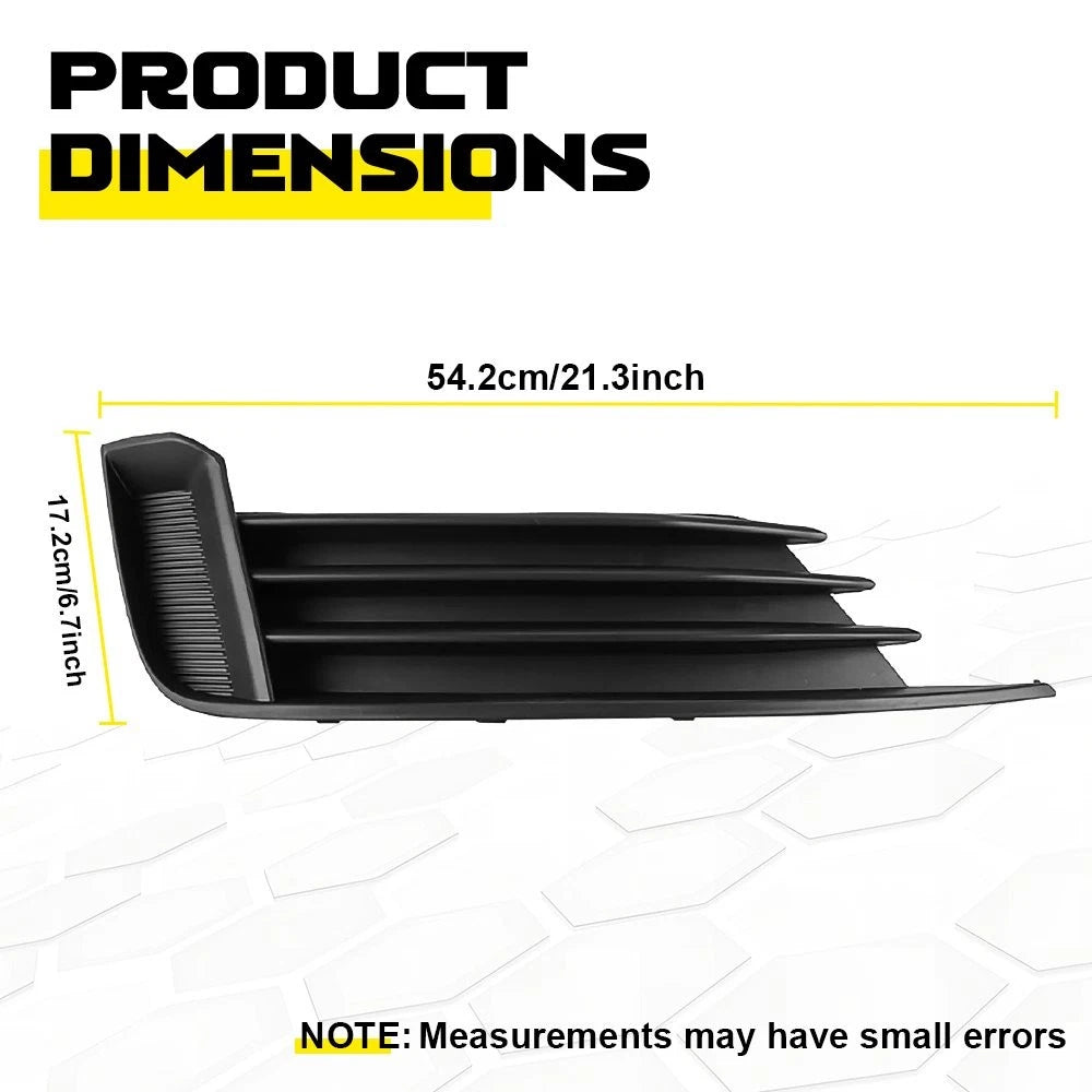 Left Fog Light Grille Cover for Audi A3 S3 (2013-2017)